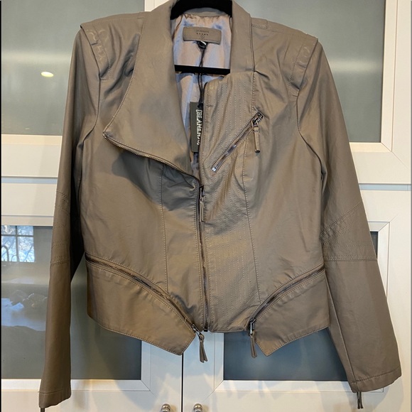 Blank NYC Jackets & Blazers - NWT BLANK NYC Faux Leather Jacket Moto Coat